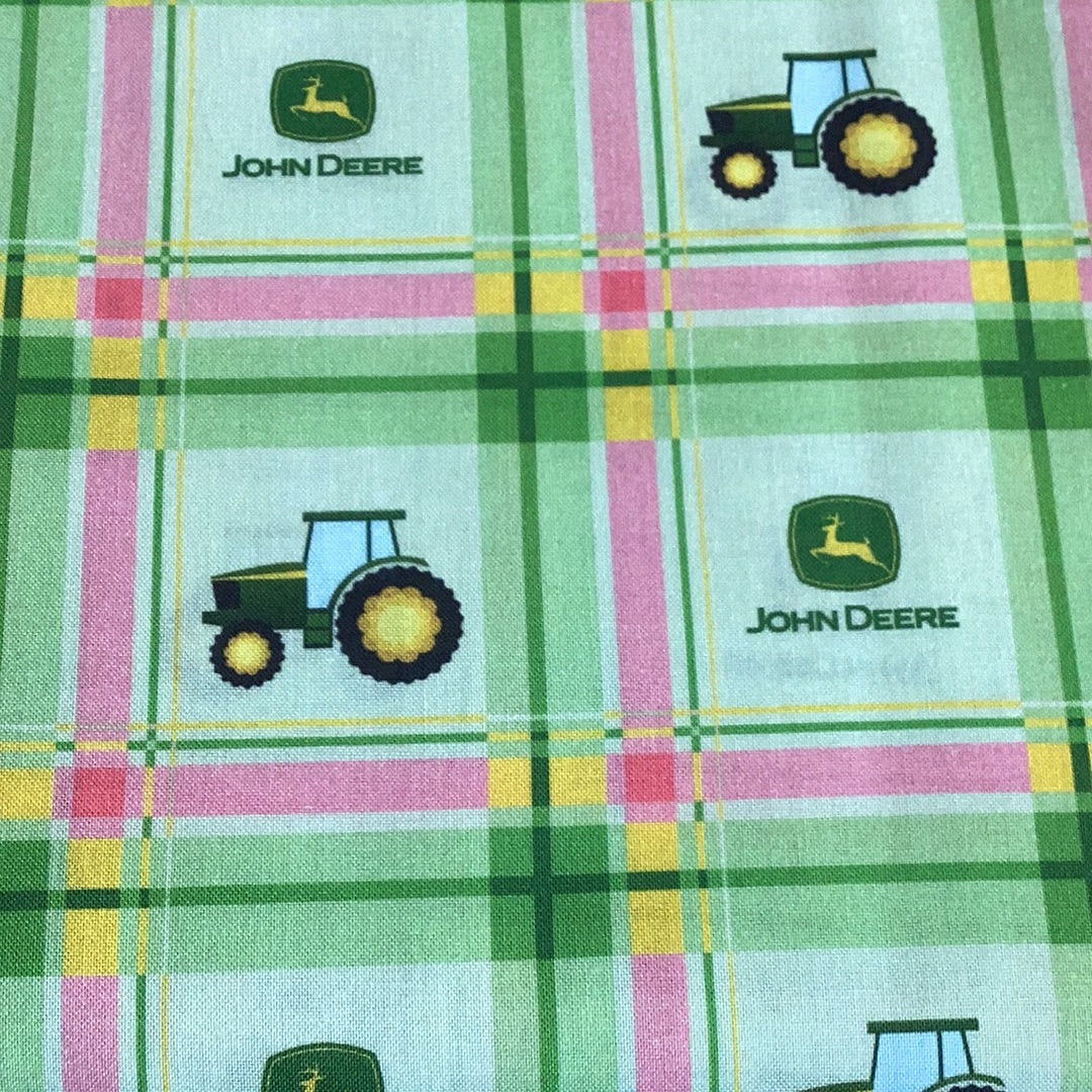 John Deere Plaid Fabric CP70213 | Nutex - 1/2 metre