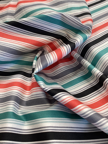 1765 Multi Stripe The Henley Studio | Makower UK - 1/2 metre