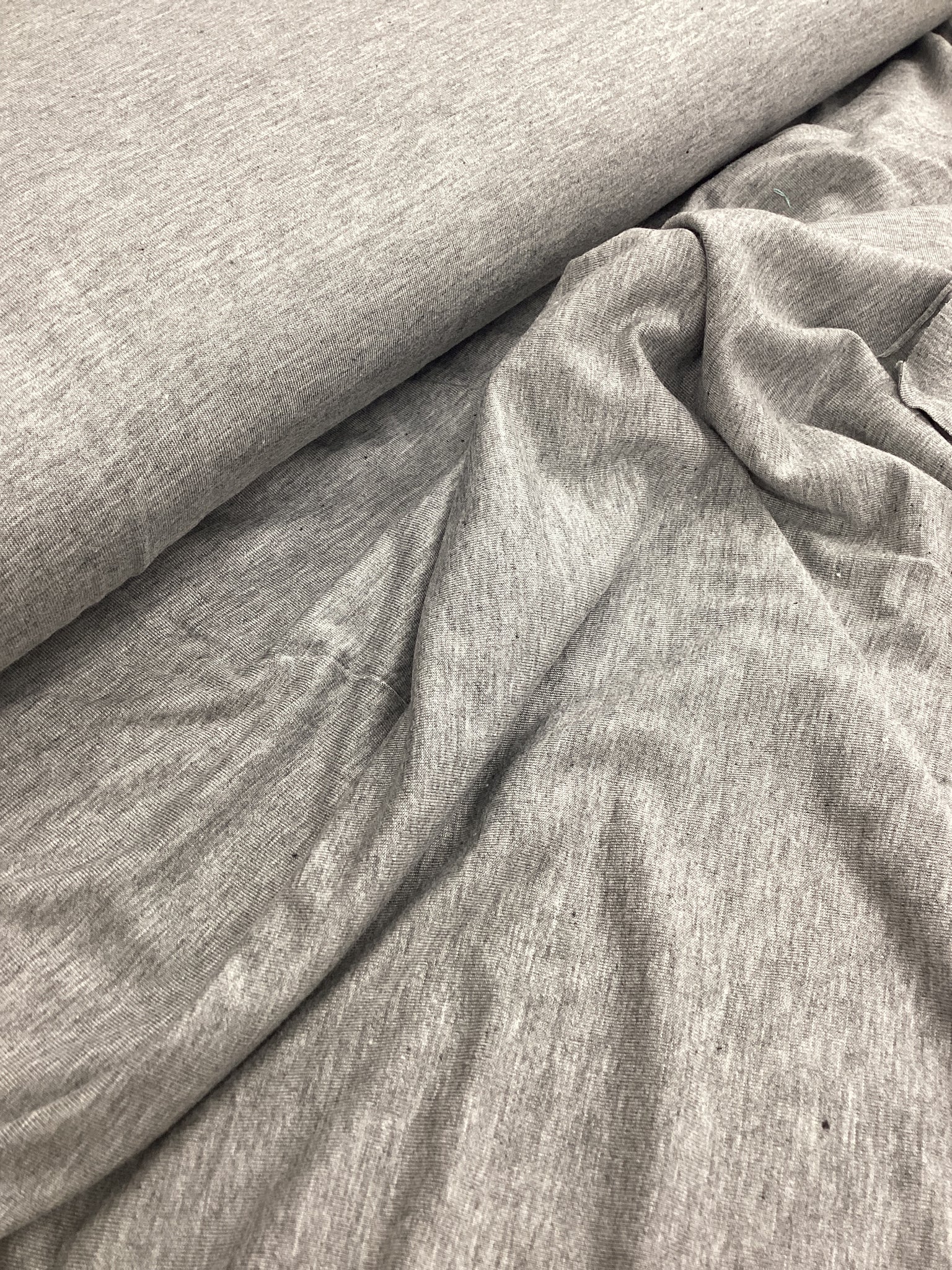 Plain Grey Jersey | Stoffabrics - 1 Metre