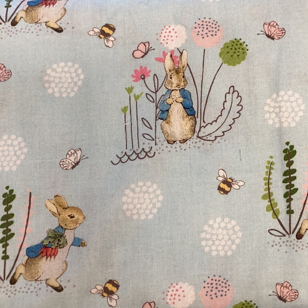 Peter Rabbit -Beatrix Potter- 100% Cotton Fabric - LFI22