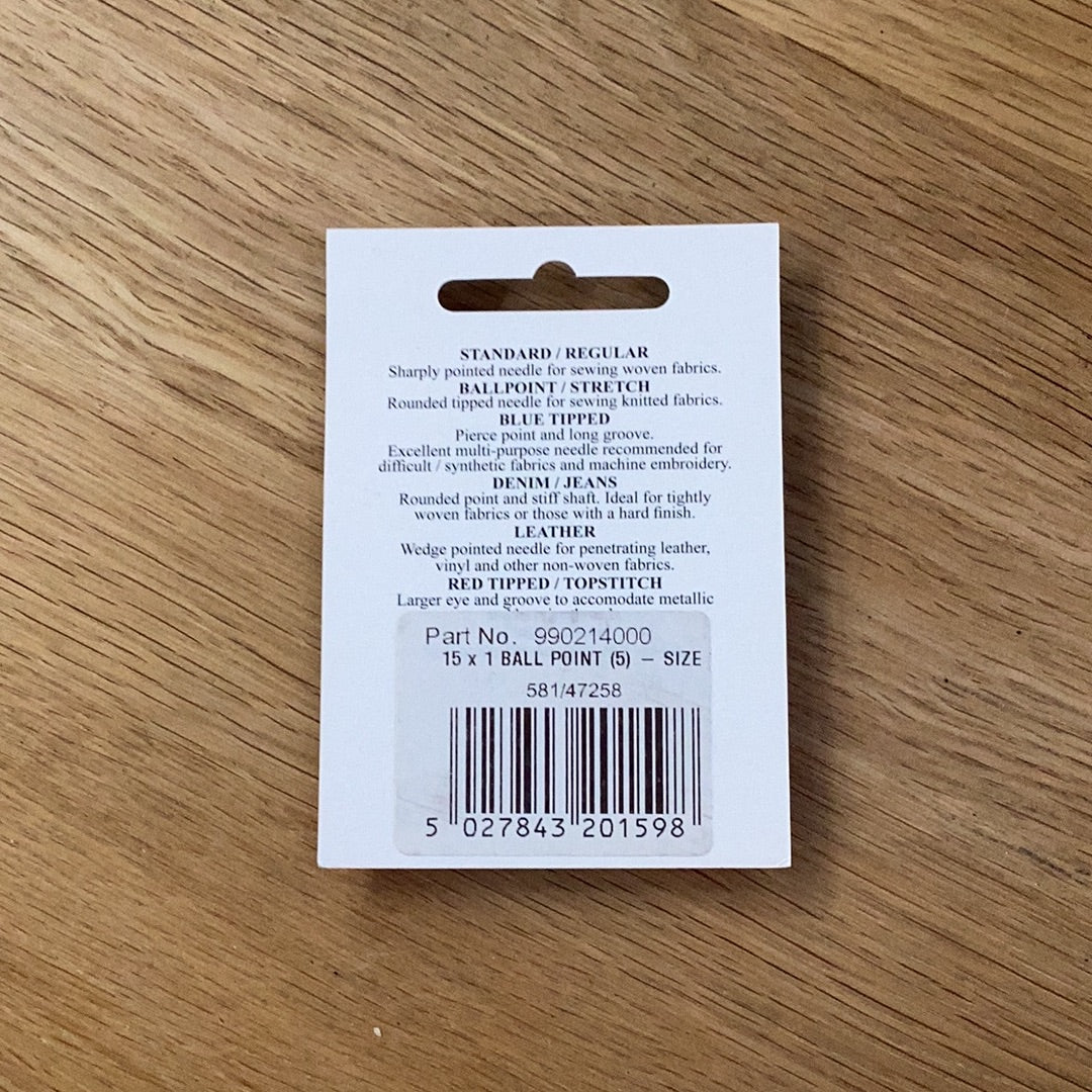 Janome Overlocker Needles | Organ 130/705H Super Stretch HAX1SP