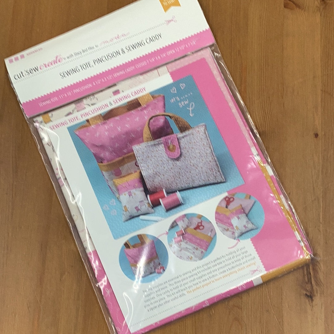 Sewing Tote, Pincushion & Sewing Caddy Cut Sew Create with Stacy Iest Hsu  | Moda Advanced