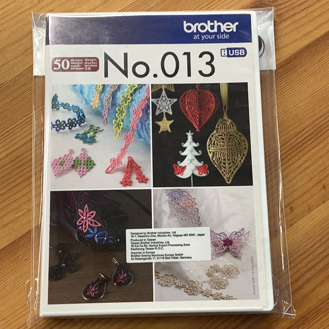 Brother BLECUSB13 3D Lace embroidery design USB packaging
