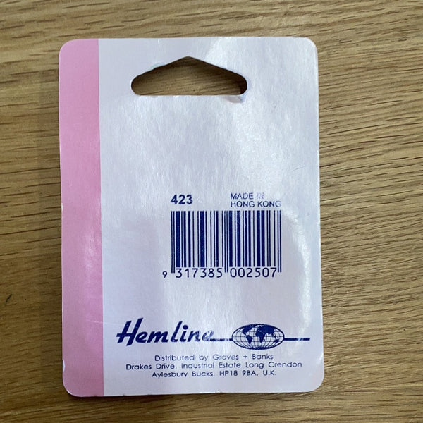 Hemline Snap Fasteners 9mm (15 Sets)