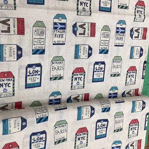 FX46 Globe Trotter | Fabric Freedom - 1/2 metre