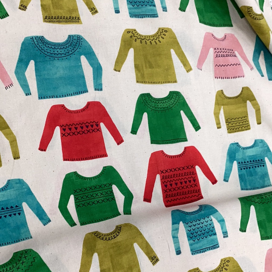 Noel Jumpers by Alexia Marcelle Abegg | Cotton + Steel - 1/2 Metre