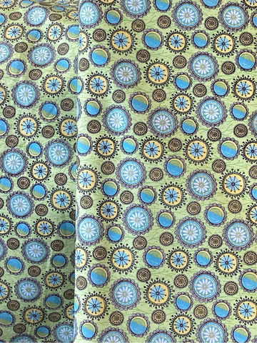 La Cage au Birdie by Ellen Crimi-Trent Y1150-23 Light Olive | Clothworks - 1/2 Metre