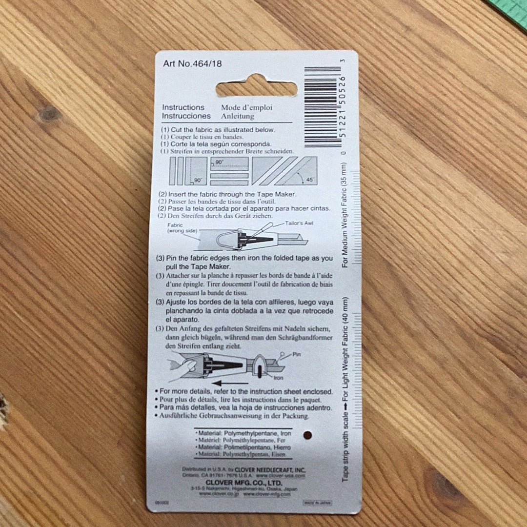 Bias Binding tape Maker 18mm