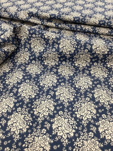 Audrey Dark Blue 481115 | Tilda Quilt Collection - 1/2 metre