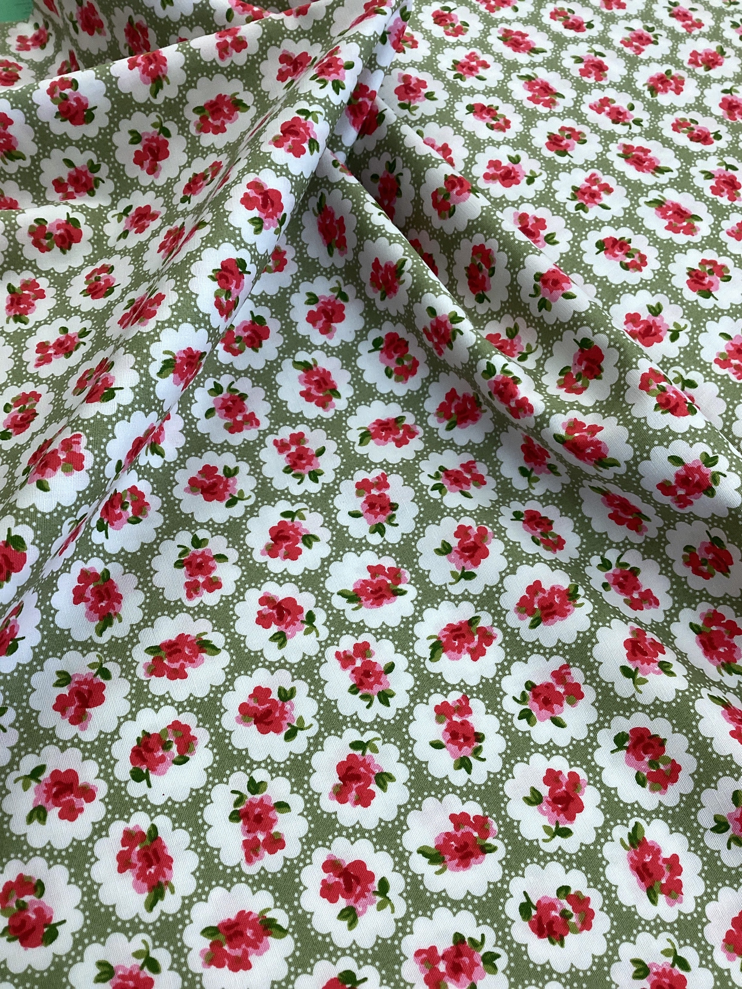 Rose Cotton Poplin | Rose & Hubble Fabrics - 1/2 Metre