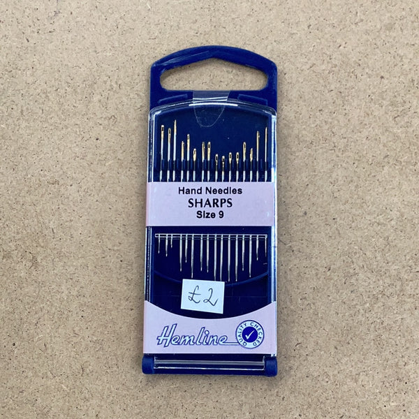 Hand Needles Sharps Size 9 | Hemline