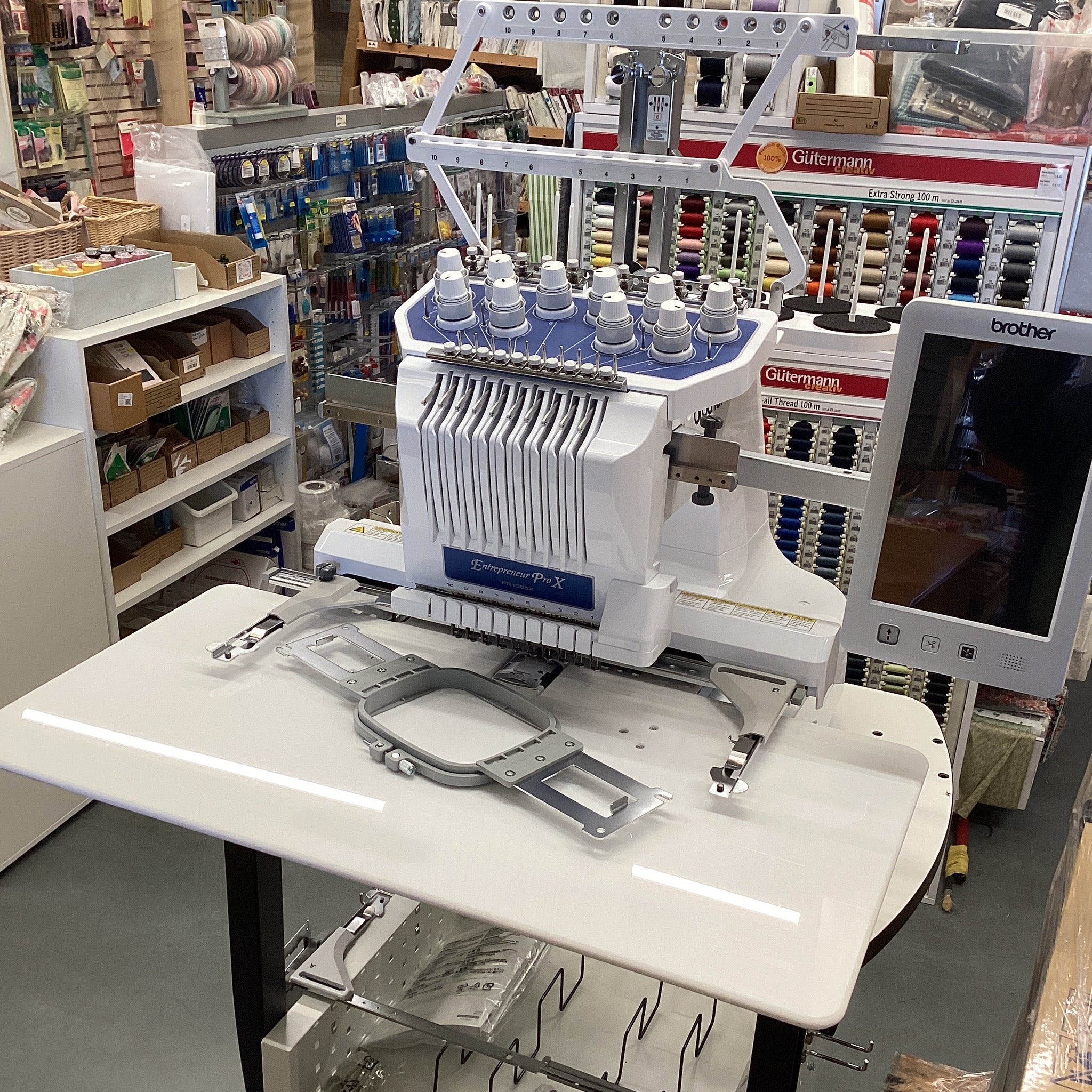 Brother PR1060x Multi-Needle Embroidery Machine