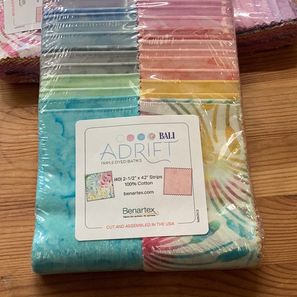 Adrift Triple-Dyed Batiks Strip-pies | Littondale