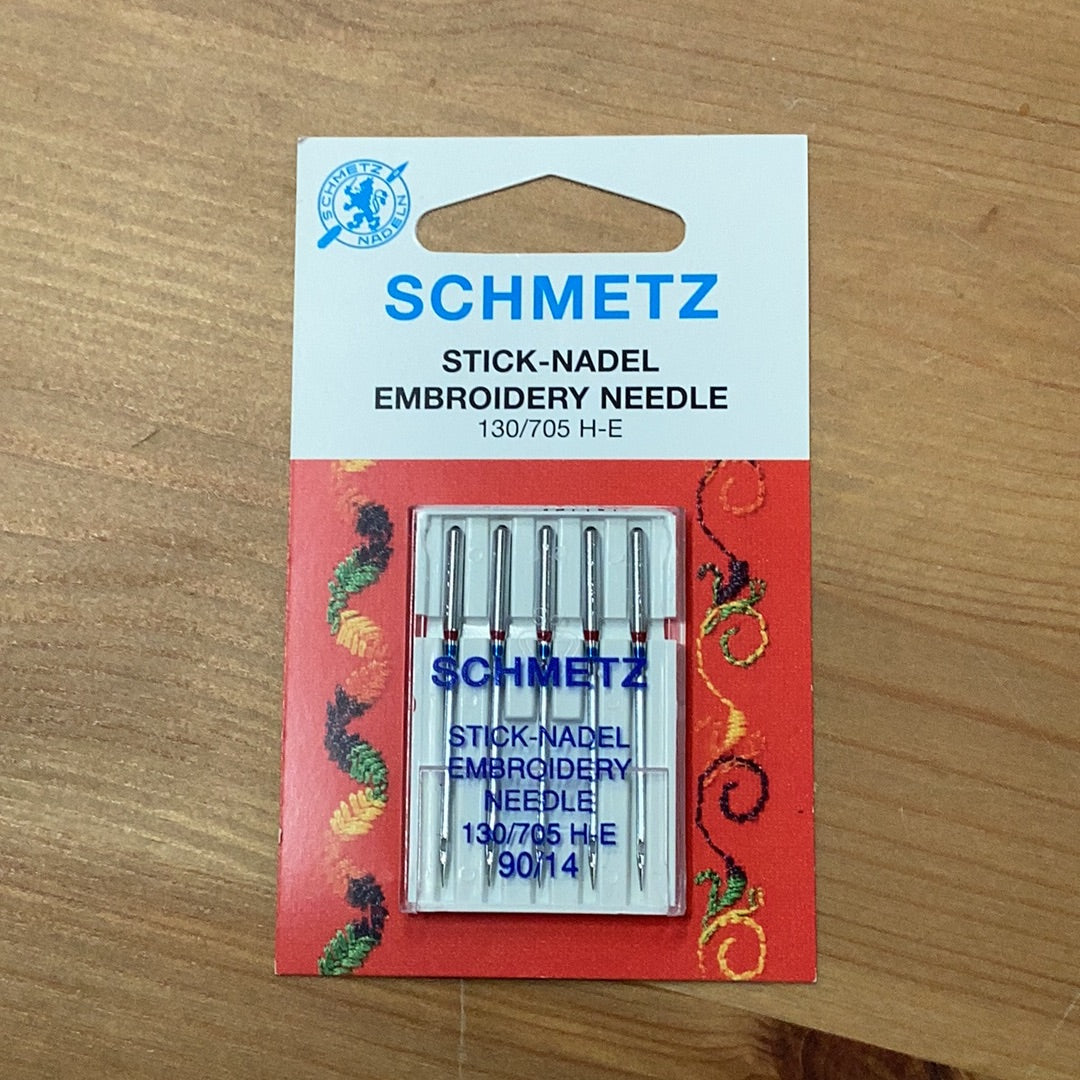 Schmetz Stick-Nader Embroidery Needle 130/705 H-E 90/14