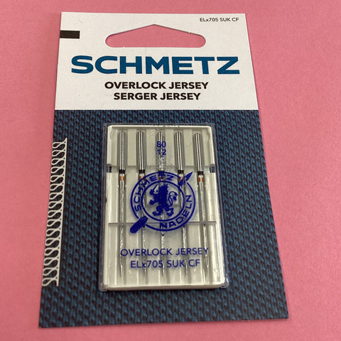 Schmetz Overlock Jersey Needle ELx705 SUK CF Size 80/12