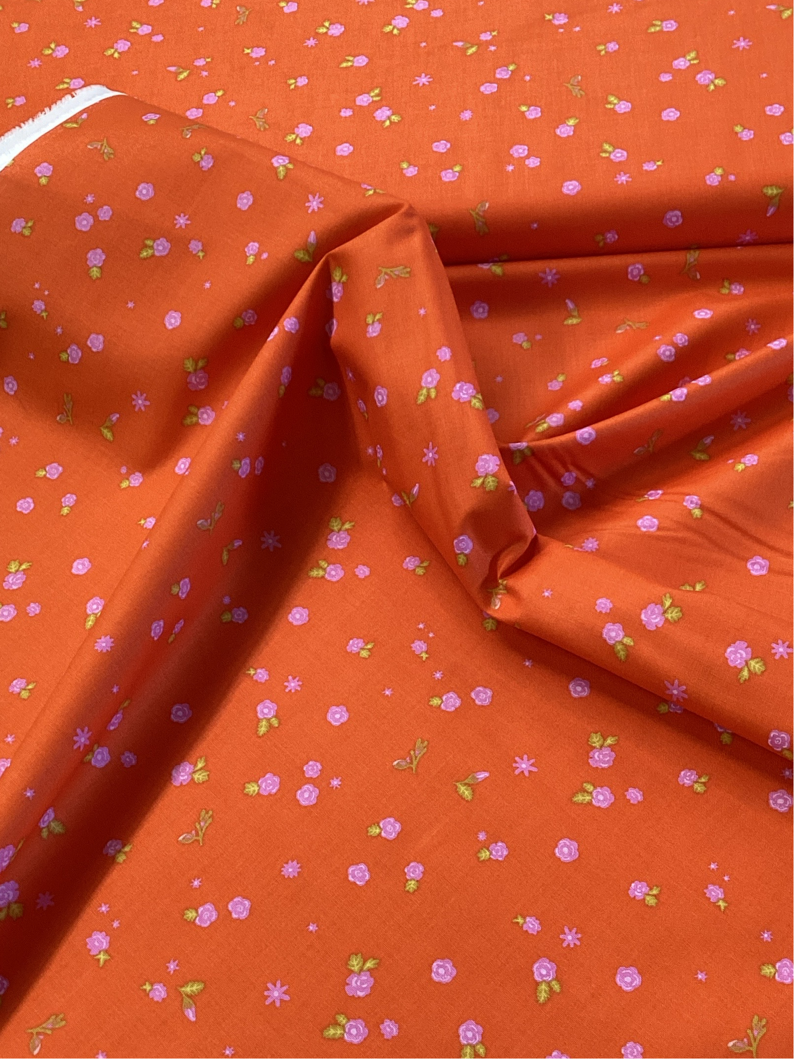 Daydream by Alison Glass Pat 8903 Orange | Lewis & Irene - 1/2 Metre