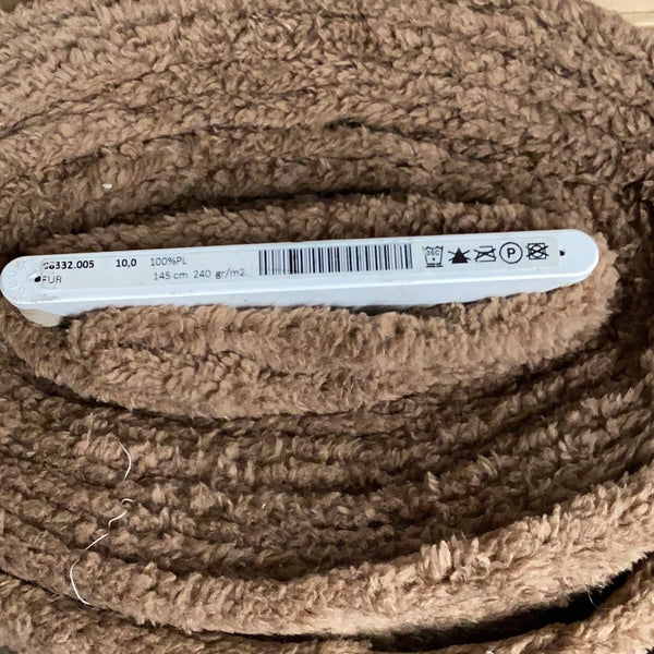 Brown Fleece | 2 Metres