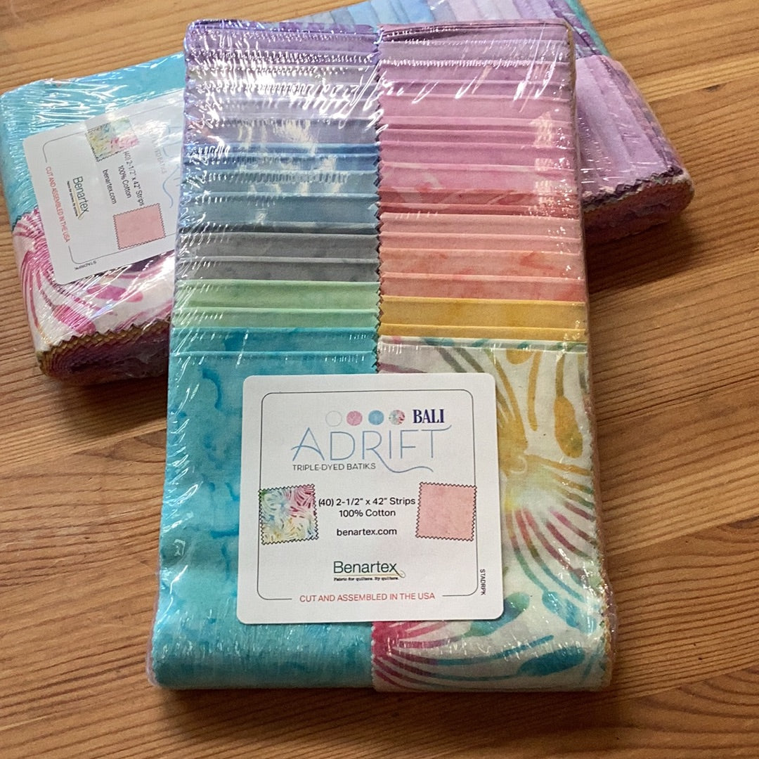 Adrift Triple-Dyed Batiks Strip-pies | Littondale