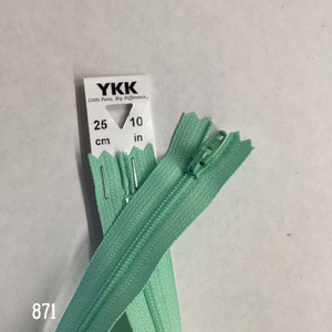 YKK Nylon Dress and Skirt Zip 25cm 10inch (871) BX1