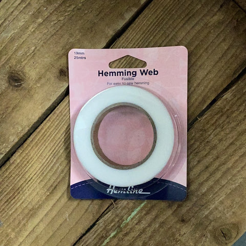 Hemline Web-Fusible Hemming 25m x 19mm