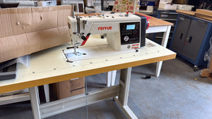 FYB8-D4 FEIYUE INDUSTRIAL Lockstitch Sewing Machines (auto cut, auto lift, programmable, table)