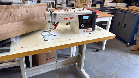 FYB8-D4 FEIYUE INDUSTRIAL Lockstitch Sewing Machines (auto cut, auto lift, programmable, table)