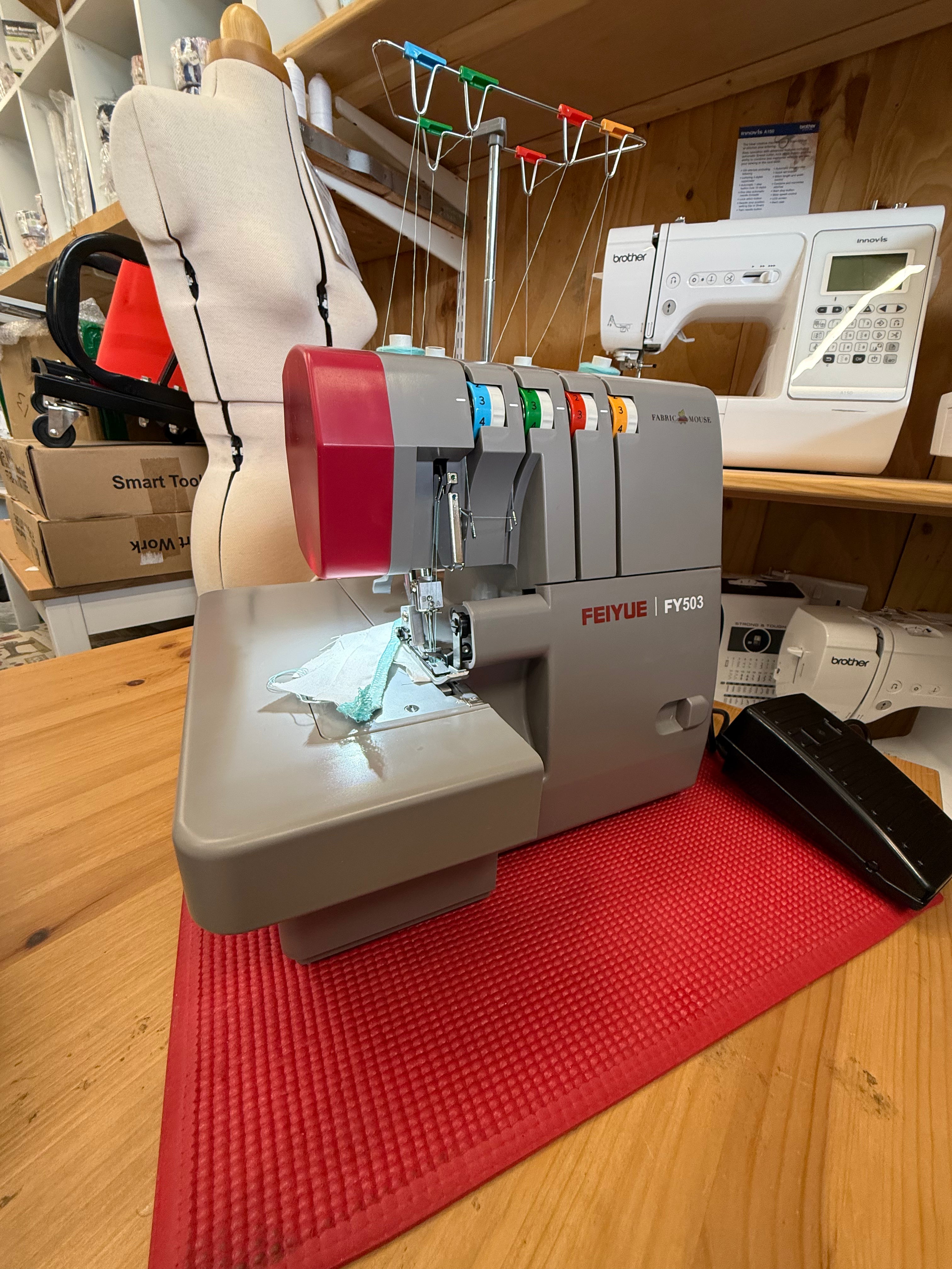 FY503 Heavy Duty Overlocker | FEIYUE x Fabric Mouse 4 Thread