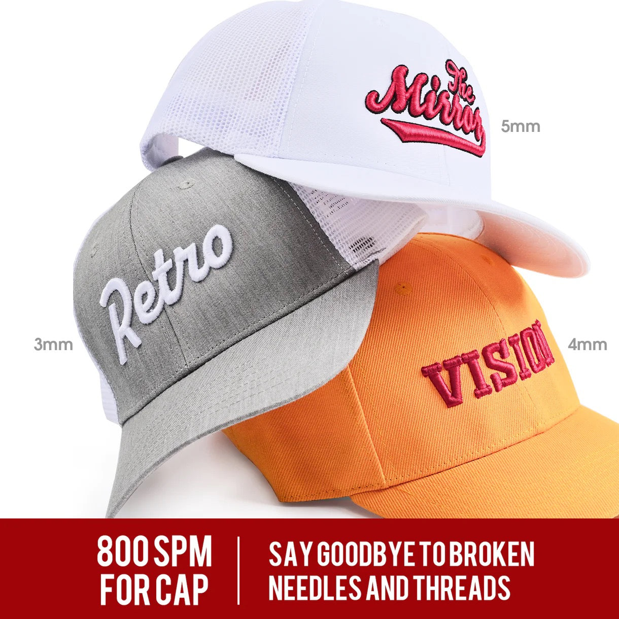 THE VISION Duble Head | 2x 15 Needle Commercial Embroidery Machine | BAi Embroidery Machines