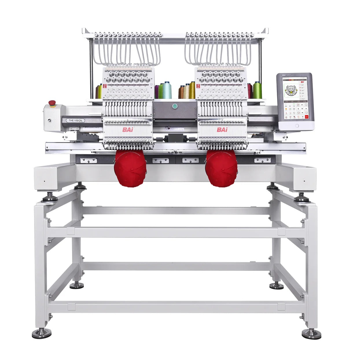 THE VISION Duble Head | 2x 15 Needle Commercial Embroidery Machine | BAi Embroidery Machines