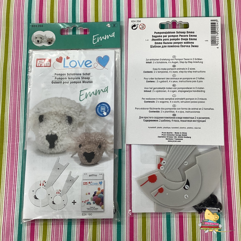 Prym Pompom Sheep Template Emma