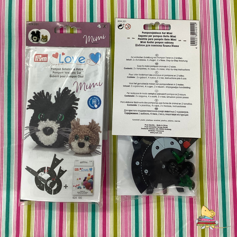 Prym Pompom Cat Template Mimi
