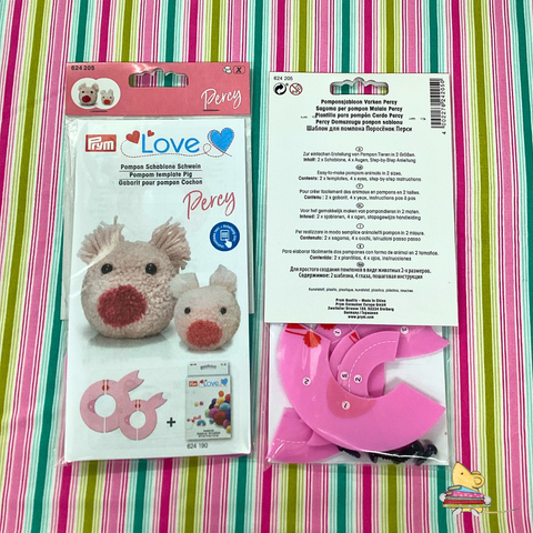 Prym Pompom Pig Template Percy