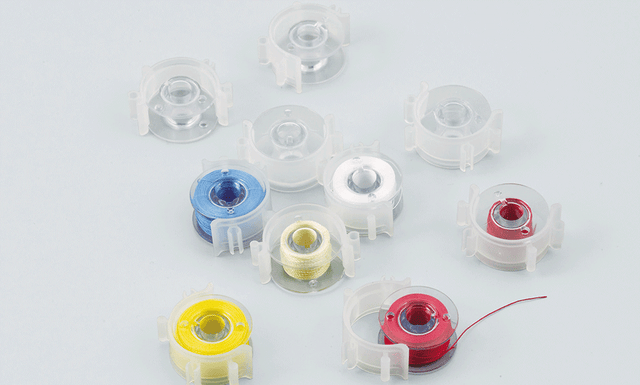 Brother BCL set of ten bobbins and storage clips