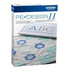Brother PE-Design 11 embroidery software box