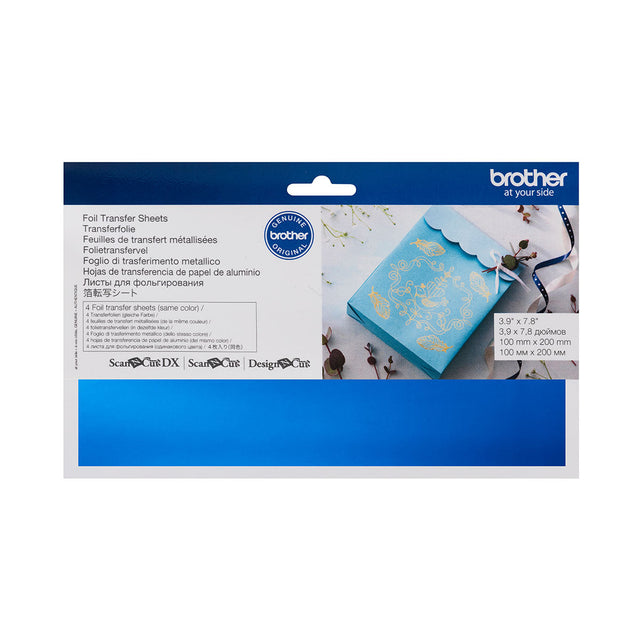 Brother ScanNCut Foil transfer sheets (Blue) CAFTSBLU1