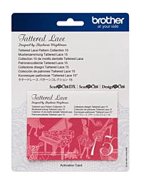 Brother ScanNCut Tattered Lace pattern collection 15 CATTLP15