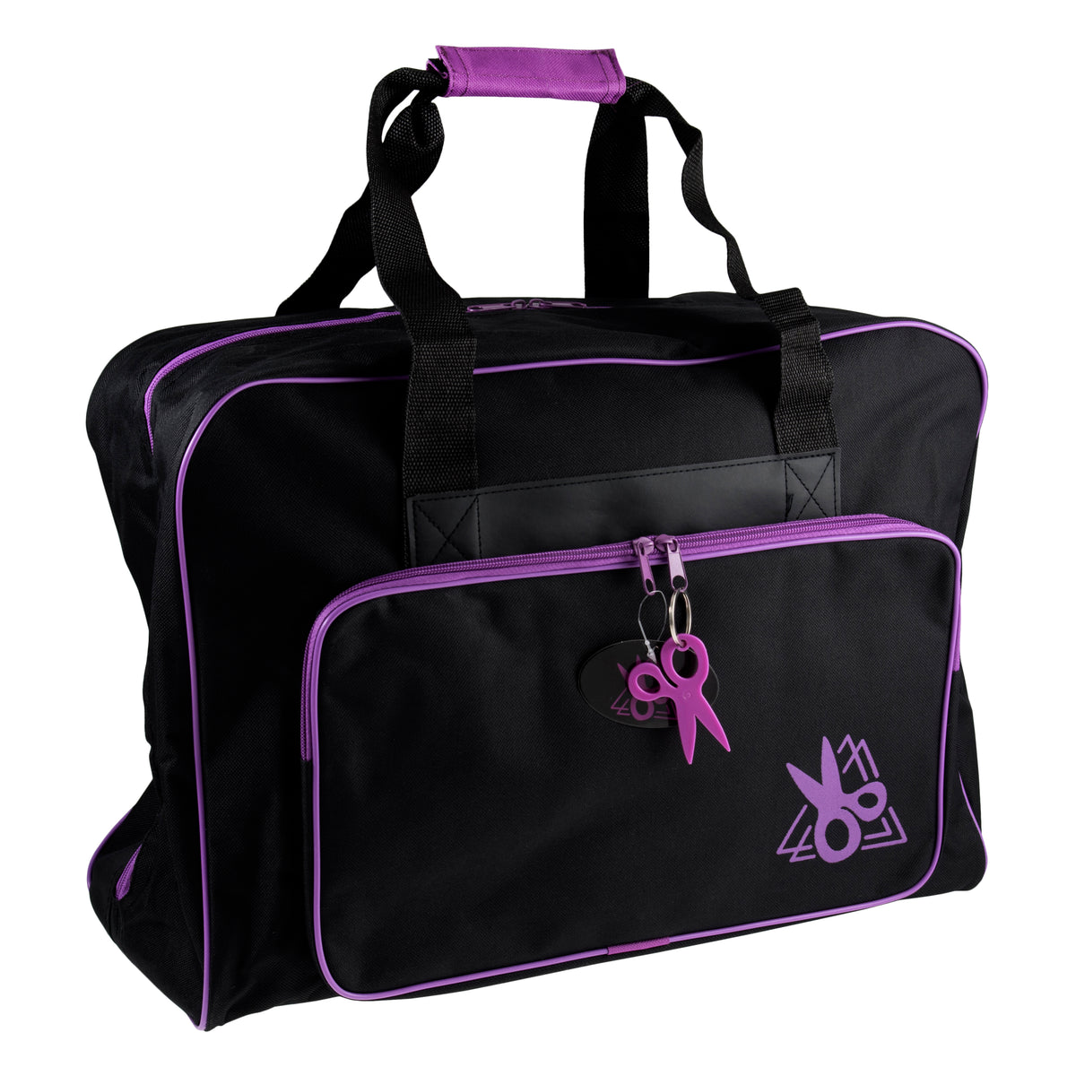 Groves Sewing Machine Bag – Black and Purple