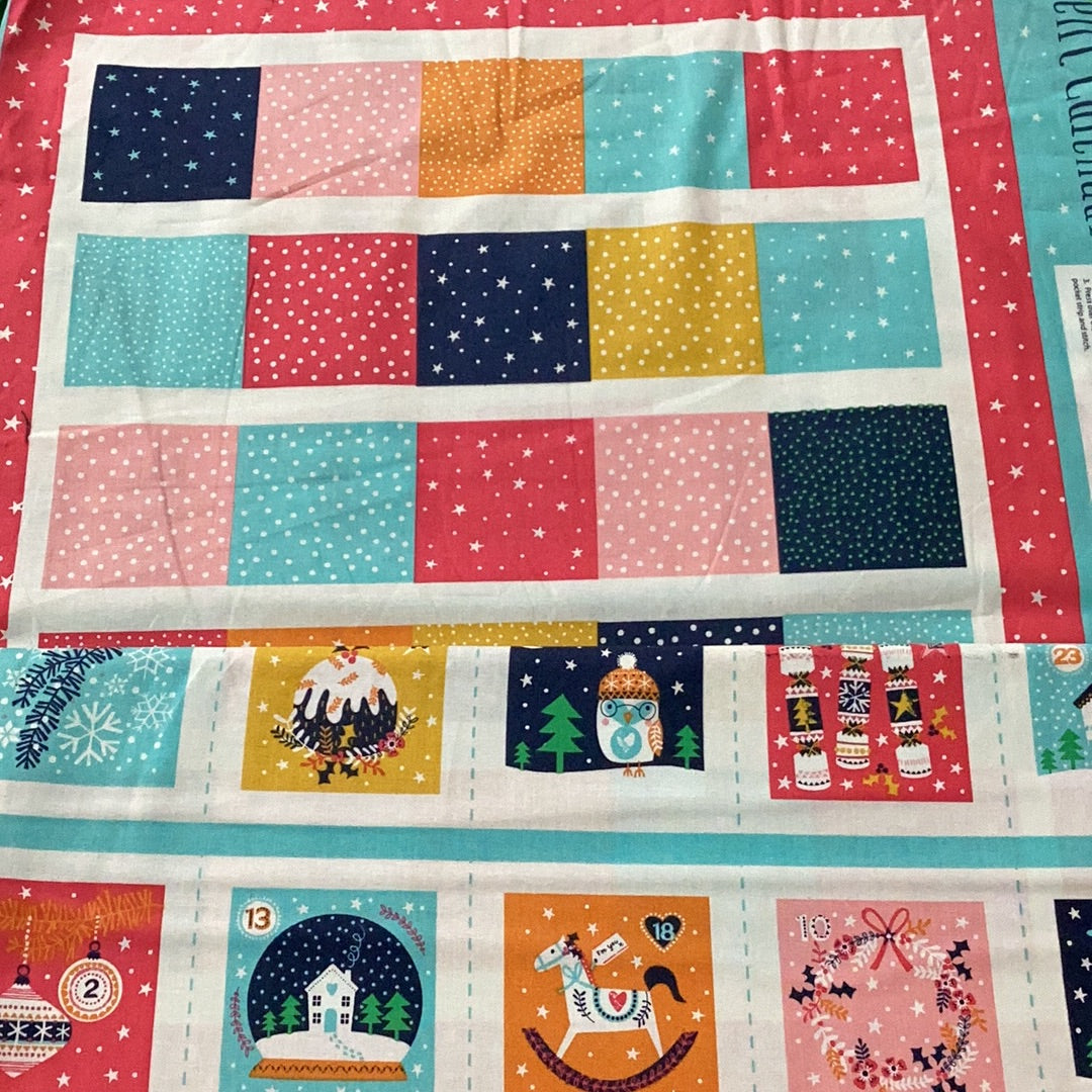 XP013 Merry Little Christmas Advent Calendar Panel