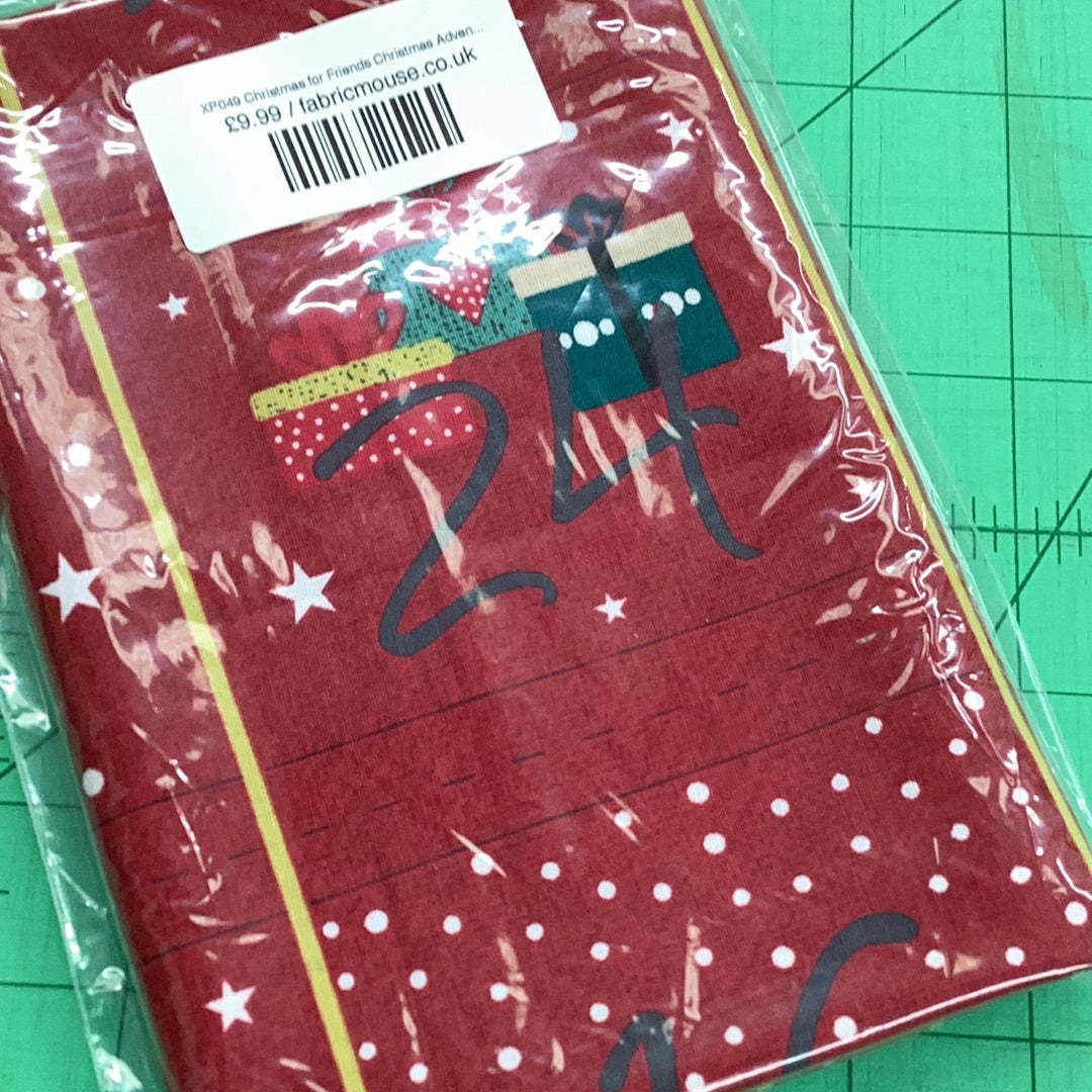 XP049 Christmas for Friends Christmas Advent Panel | Stof