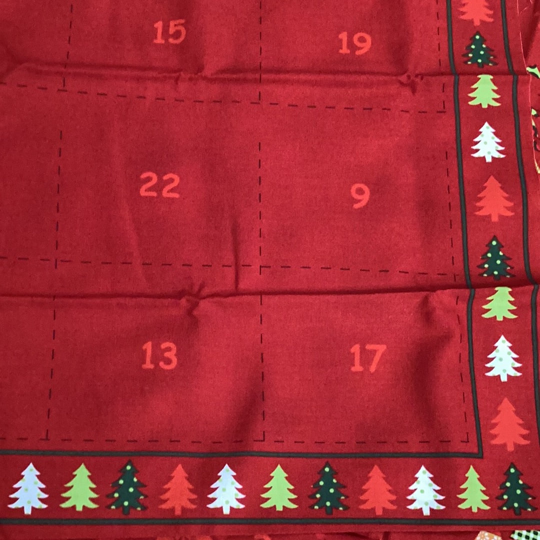 XP061 Enchanted Forest Christmas Advent Panel | Stof