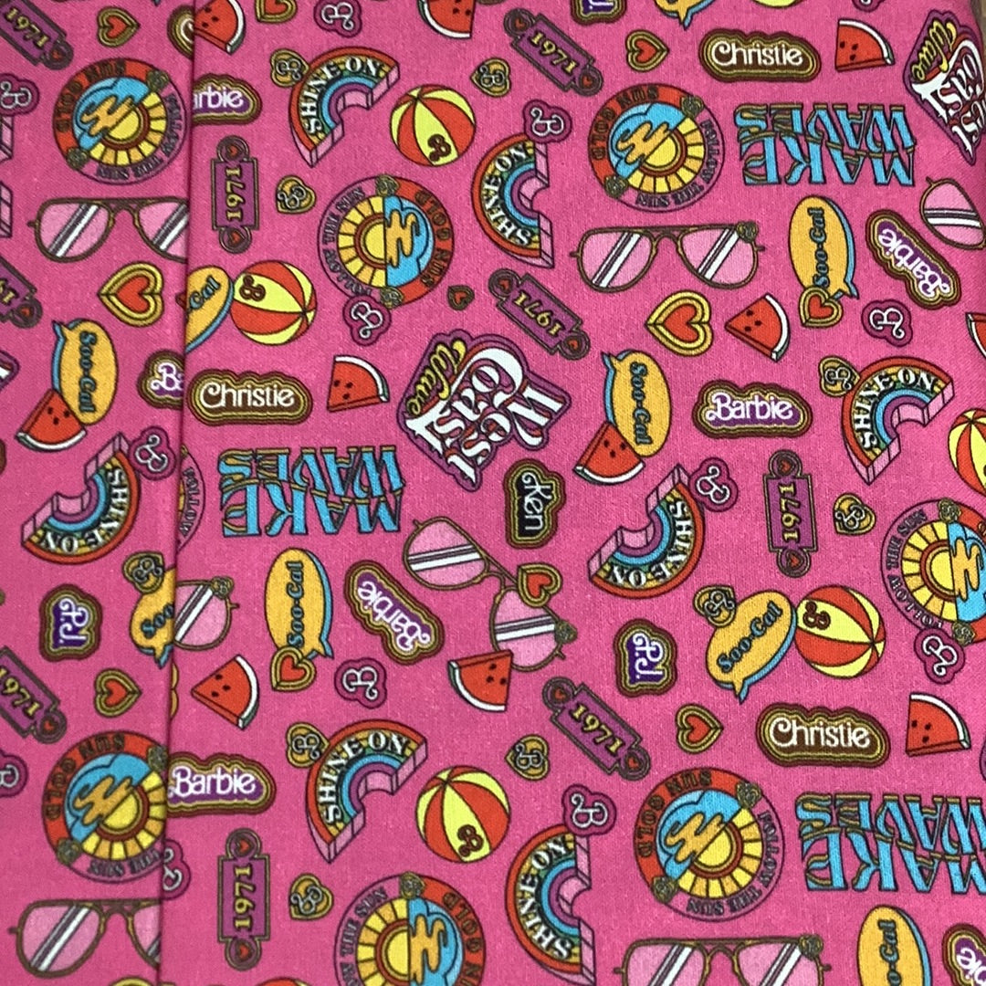 New Malibu Barbie Fabric | Hot Pink