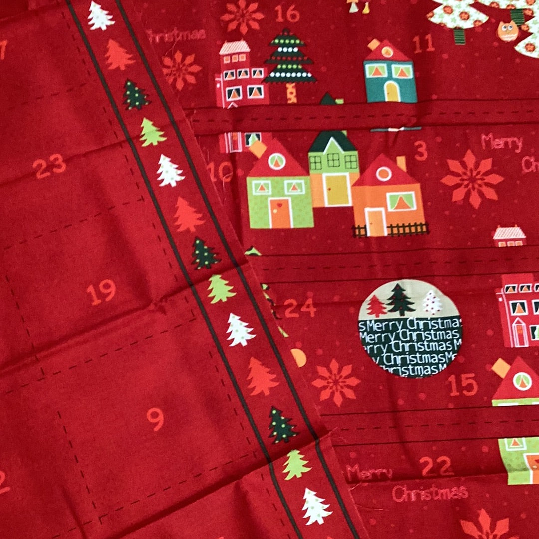 XP061 Enchanted Forest Christmas Advent Panel | Stof