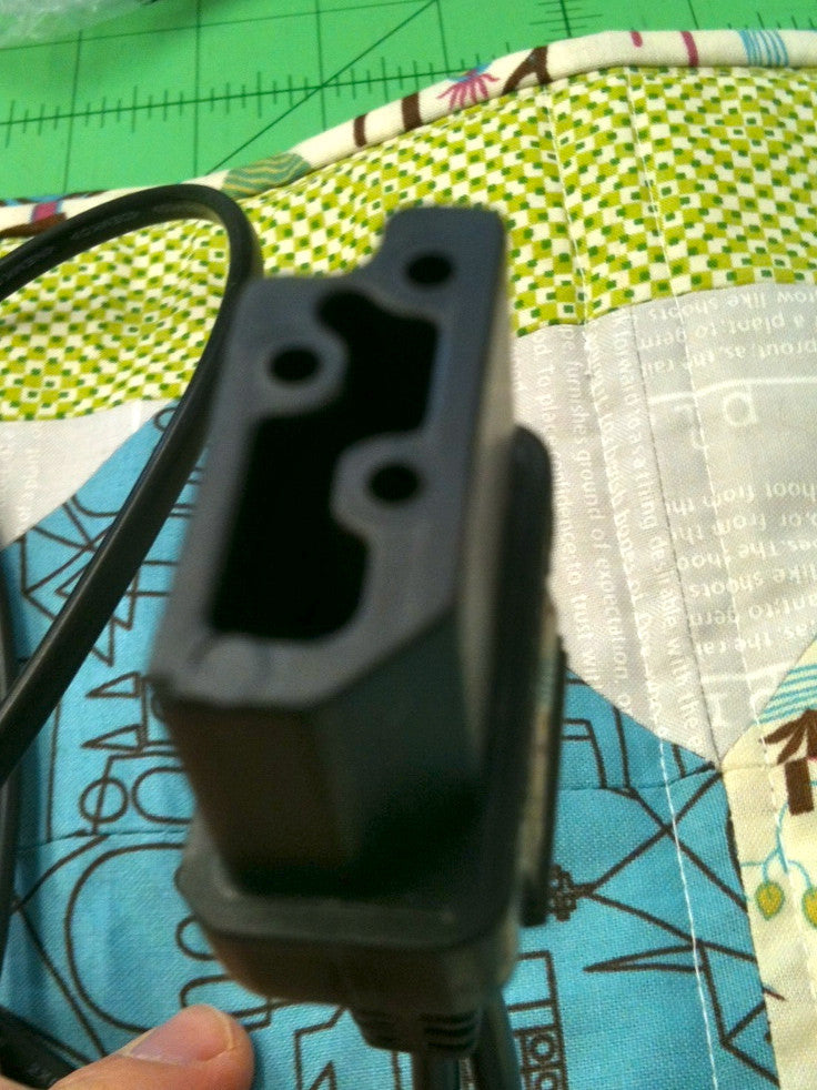 YDK Hollow Fitting Foot Control & UK Lead – connector reference