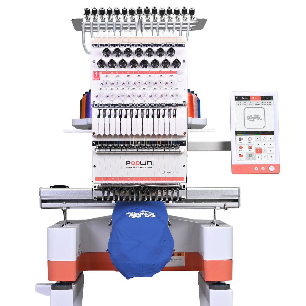 Poolin EOM 15-needle embroidery machine