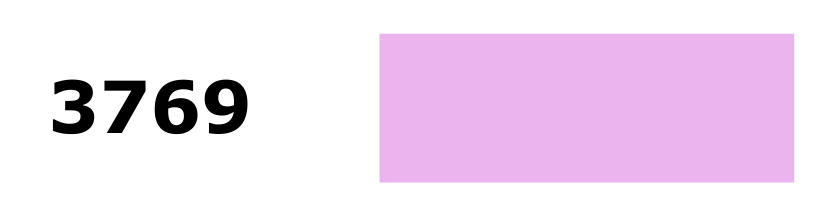 Sakura shade 3769 – original colour-card reference