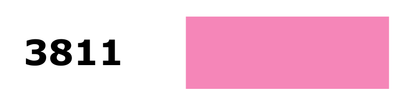 Sakura shade 3811 – original colour-card reference