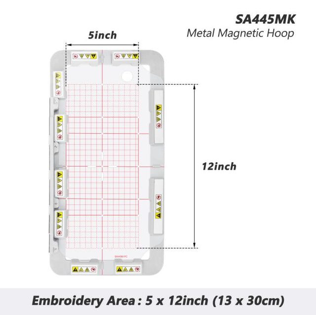 SewTech 130 × 300mm Magnetic Embroidery Hoop for Brother Innov-is 700E / 750E (SA445MK)