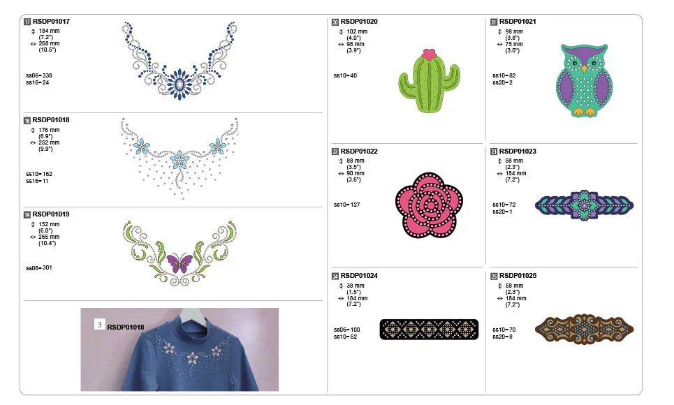 Rhinestone Design Collection CARSDP01