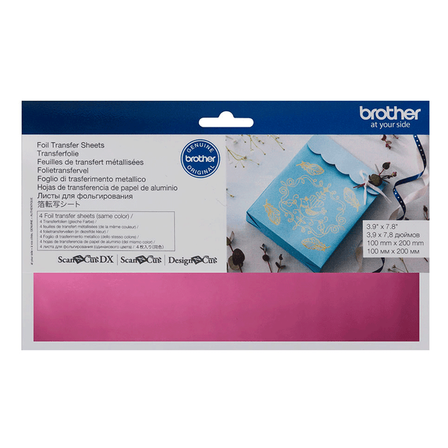 Brother ScanNCut Foil Sheets CAFTSPNK1 - Pink