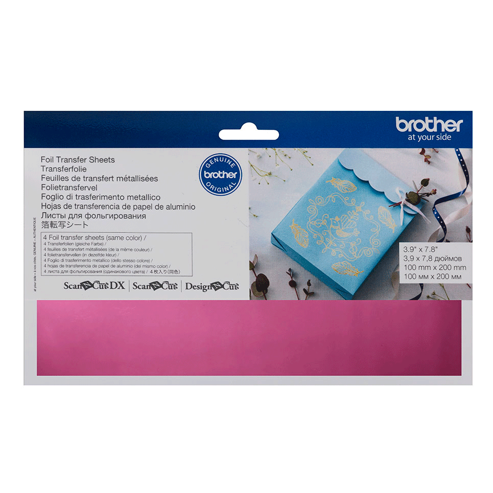 ScanNCut Foil Sheets CAFTSPNK1 - Pink